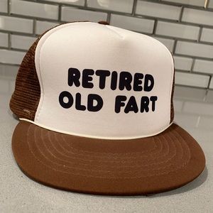 Vintage Brown “Retired Old Fart” Hat